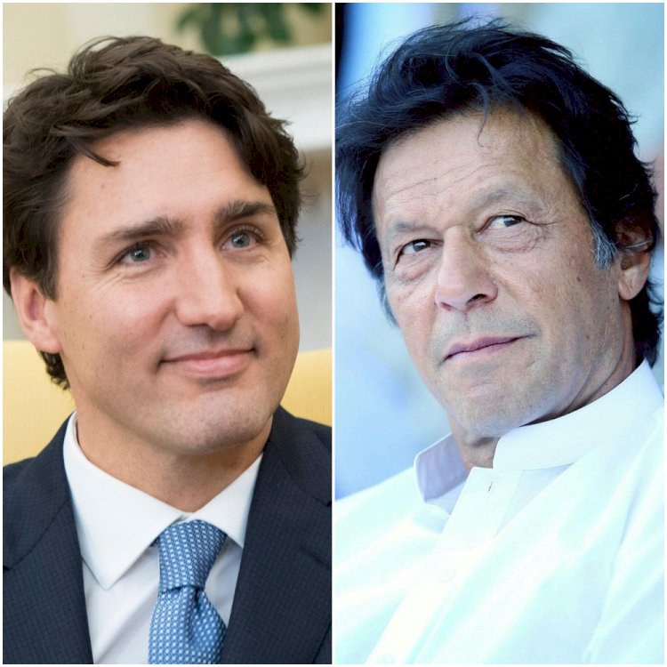 Imran Khan Calls The Canadian Prime Minister, Justin Trudeau