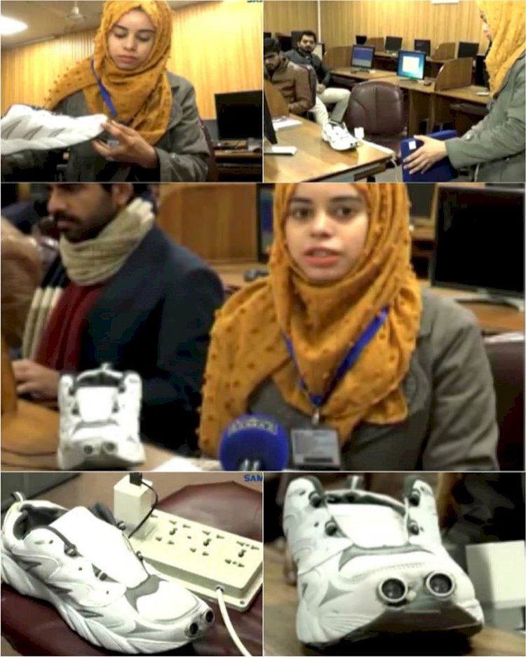 Young Pakistani IT Student Develops Shoes For Blind People