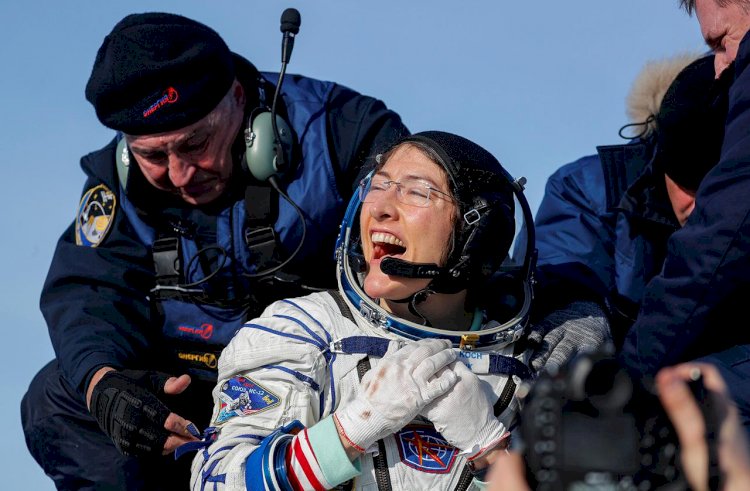 Female Astronaut Makes History By Spending Almost a Year In Space