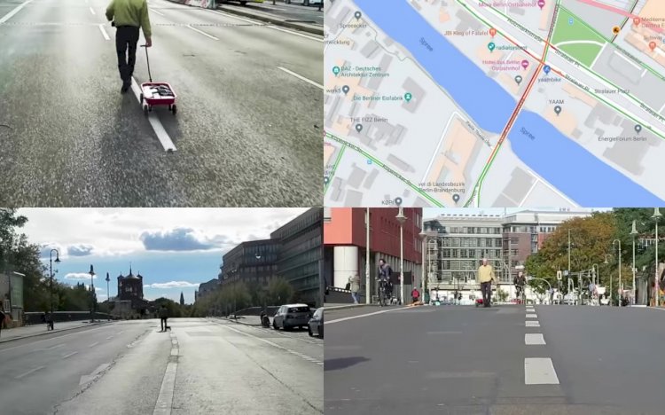 Man Fools Google Map To Register Traffic Jam In An Empty Street