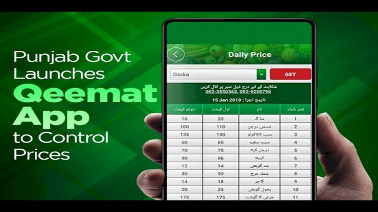 Punjab Government Launched Qeemat App For Fighting Massive Price Hike