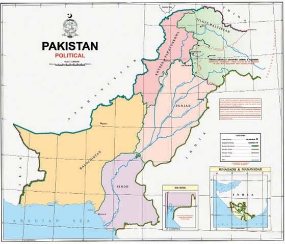 Imran Khan Unveils New Pakistani Map with Indian Occupied Kashmir in Pakistan's Territory.