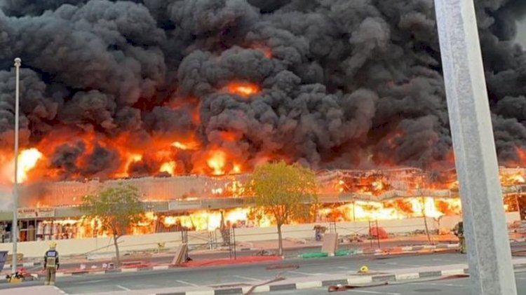 Huge Firebreak In Dubai Famous Market.