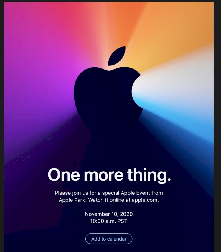 New Apple Event â€˜One More Thingâ€™